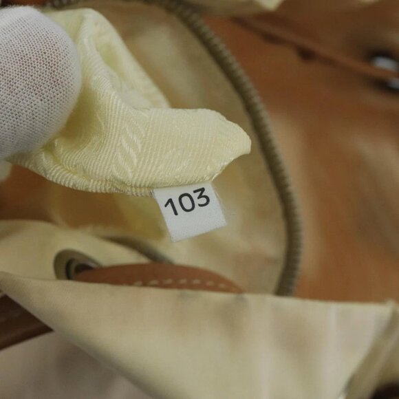 PRADA Shoulder Bag Nylon White Auth 109902 - Picture 13 of 15